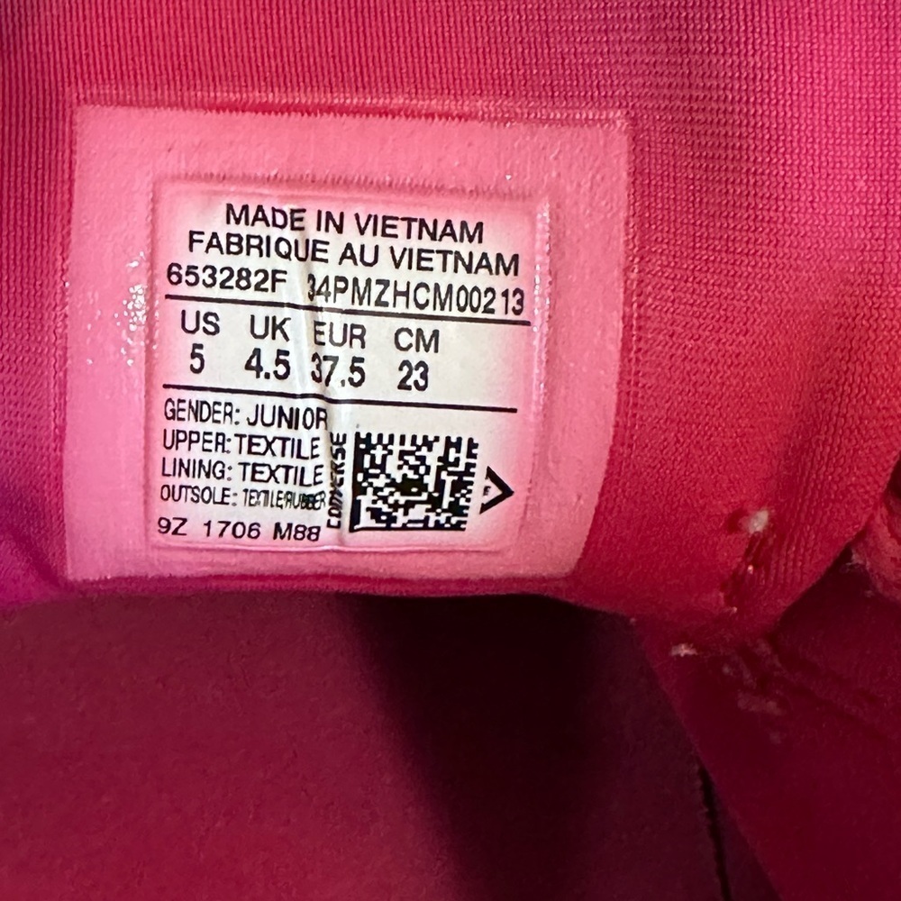 Converse Girls Chuck Taylor All Star Madison Ox Fashion Sneaker Pink Size 5 - Picture 9 of 9